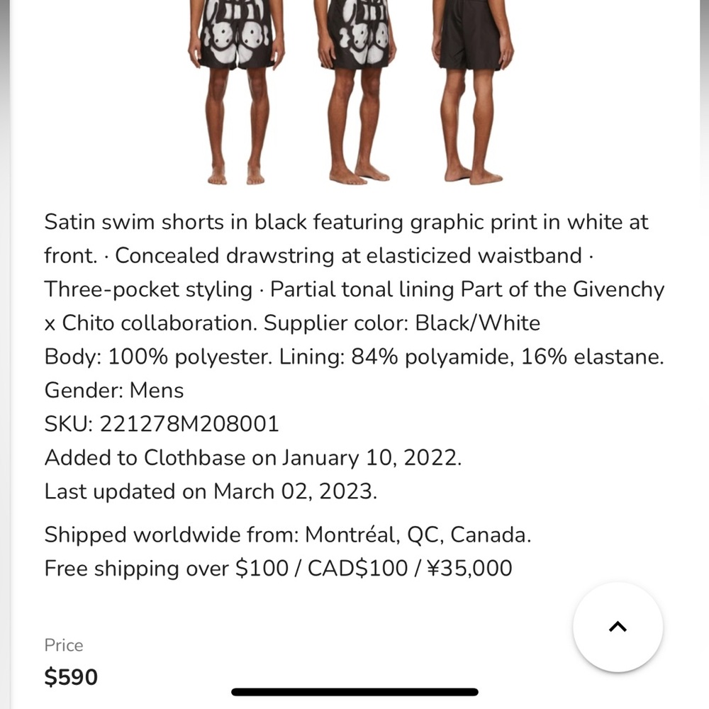 New💕Givenchy men Black and White swim trunks Graphic Shorts - Picture 5 of 8